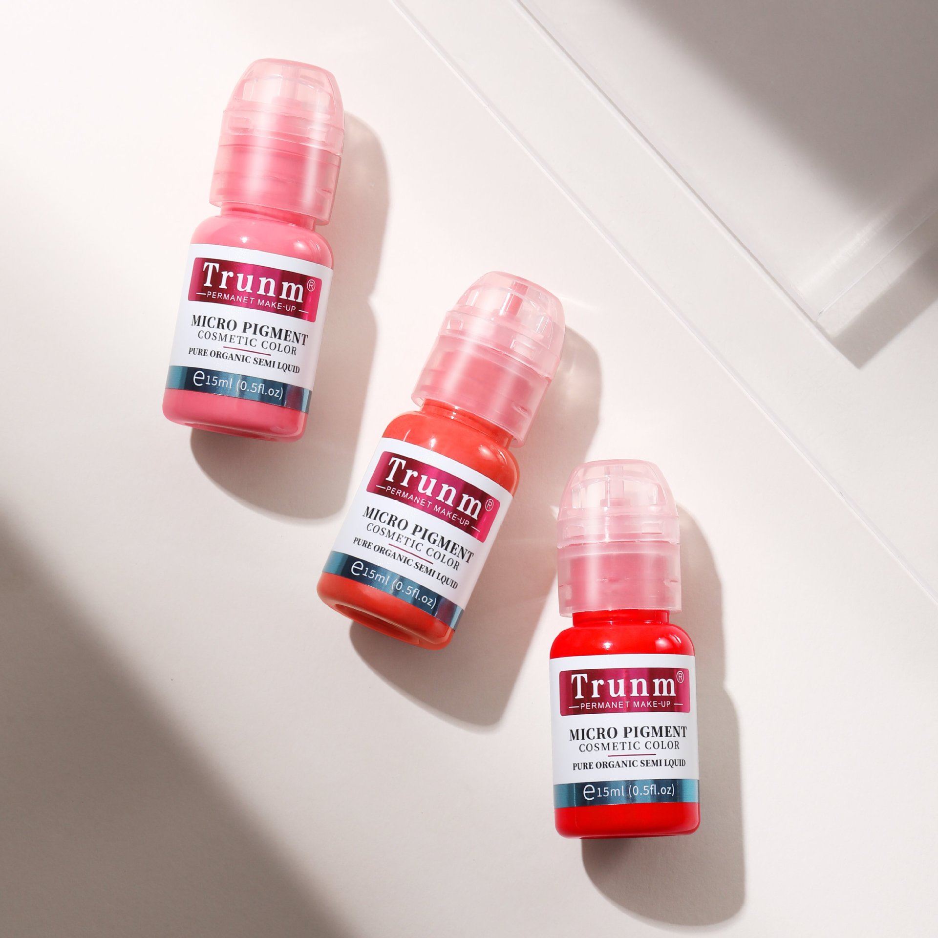 Cross-Border Trunm New German Semi-Permanent Tattoo Color Mist Eyebrow Liquid Eyeliner European Lip Tattoo Eyebrow Color Lotion Oem