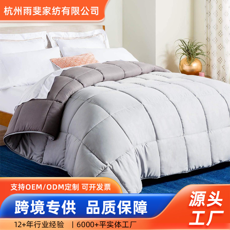 Хлопковый плед весной и осенью, цветное сочетание, четырехсезонный, с плюшевым микроволокном, с угловыми метками