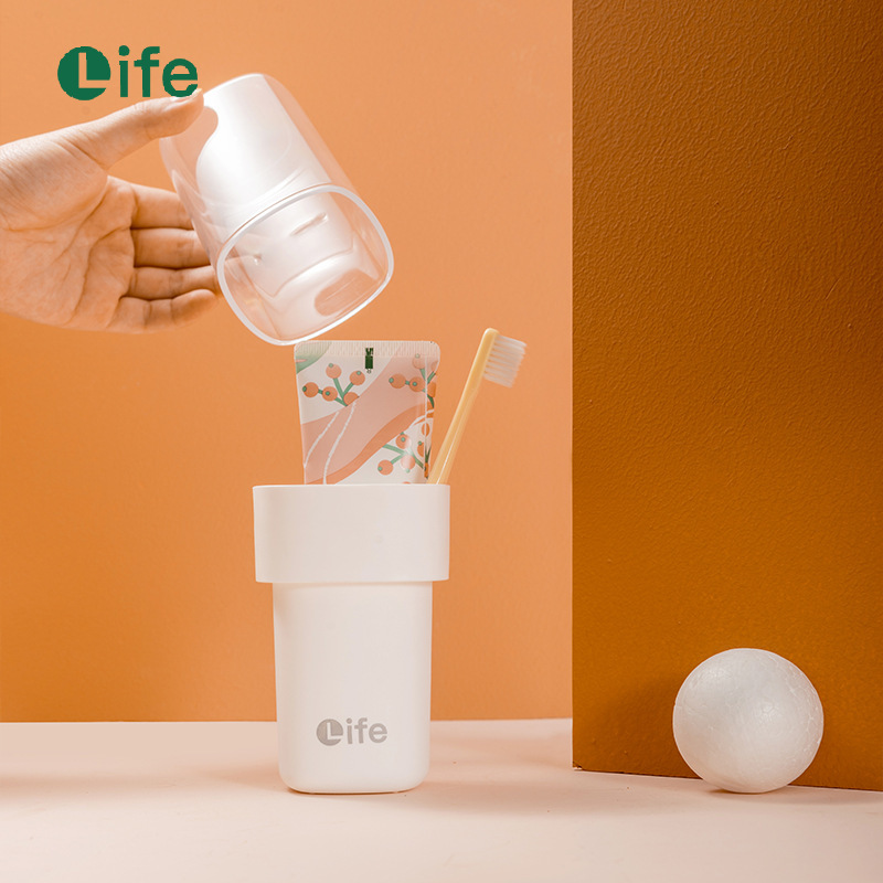 Двойная кружка для полоскания рта, набор для путешествий для пар