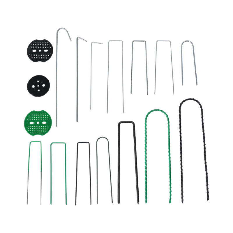 U-Shaped Ground Nails, Outdoor Lawn Mulch Nails, Grass-Proof Cloth Ground Nails, Geotef Grille, U-Shaped Nails, Insulated Layer Nails, Galvanized Nails