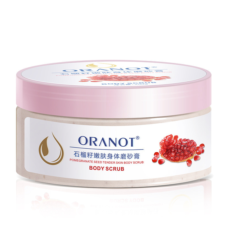 Olanno Red Pomegranate Seed Scrub Body Full Body Cuticle Bath Salt Body Care Dropshipping Manufacturer