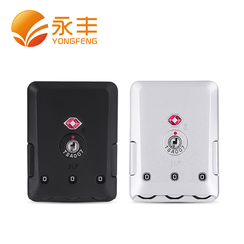 Горячая продажа модный таможенный замок tsa16138B алюминиевый коробка парольный замок для чемодана