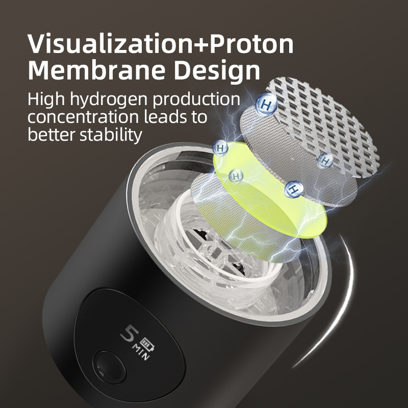 Cross-border e-commerce hydrogen-rich water cup hydrogen-oxygen separation water cup PEM technology high concentration portable SPE hydrogen production water cup