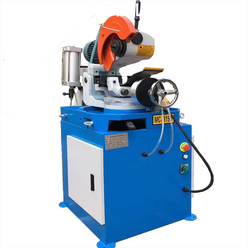 Full-automatic 315 oil pressure cutting metal 45 degree angle iron steel pipe burr-free water pipe cutting machine blanking circular saw machine