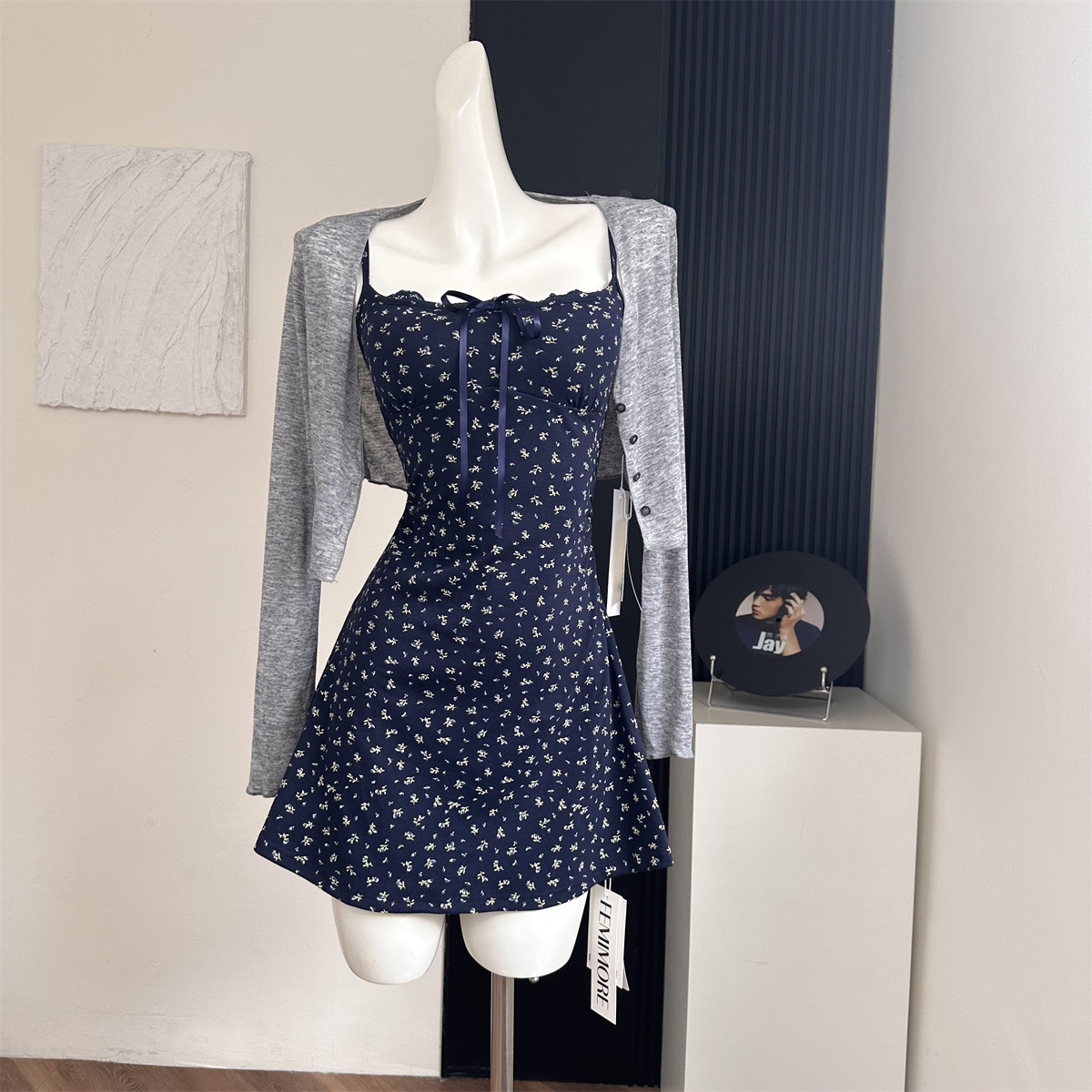 Платье-сарафан Beihai Garden с цветочным принтом, женское, летнее, легкое в сочетании, стиль горячей девушки, французская юбка