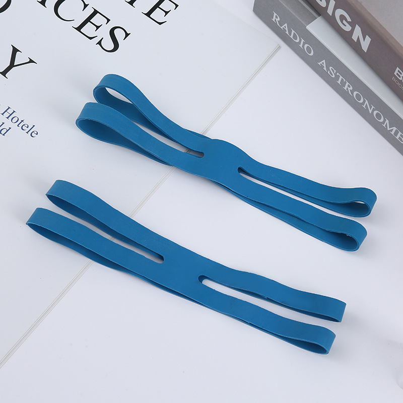 Factory wholesale office strapping rubber band packing X-shaped rubber ring natural cowhide band color rubber band