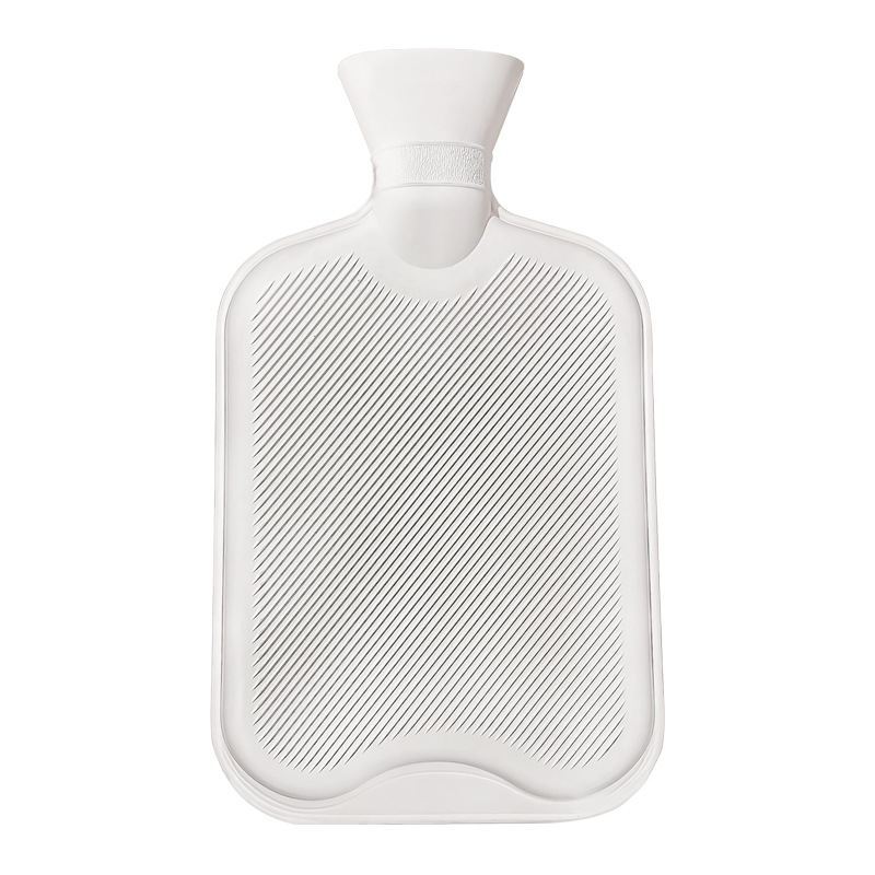 Bs Thickened Hot Water Bottle with Waist Belt Liner, Bed Warmer, Foot Warmer, Water-Filled Hot Water Bag, Extended Rubber Water Injection Tool, Anti-Scalding