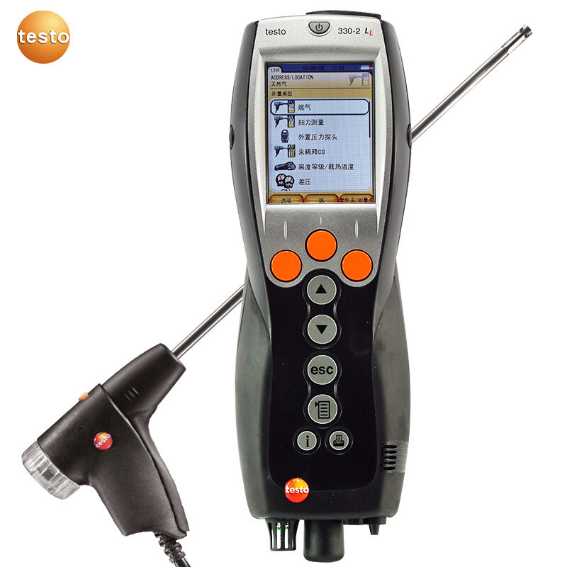 Анализатор дымовых газов Testo330 Улучшенная версия Промышленный анализатор эффективности сгорания дыма