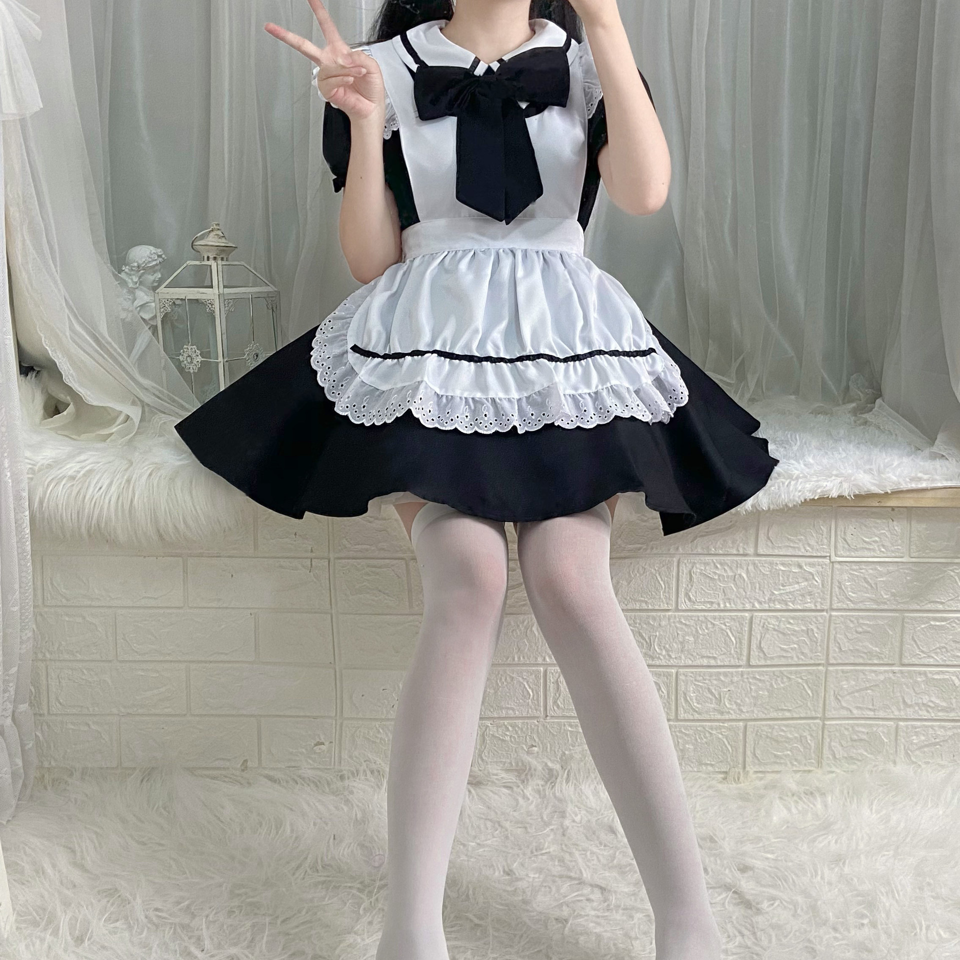 Maid clothing Japanese cos cute student women's clothing boss dress Lolita maid suit secondary yuan clothing