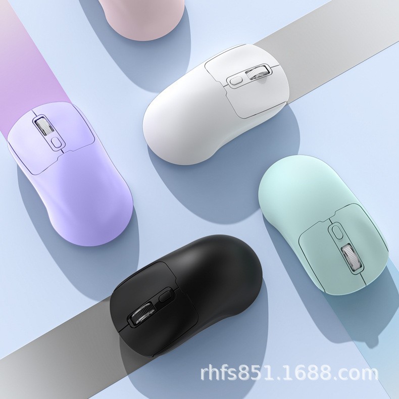 Typec зарядка, новая мышь Pw Same, беспроводная плюс Bluetooth, двухрежимная, офисная, ноутбук, кросс-бордерная игра