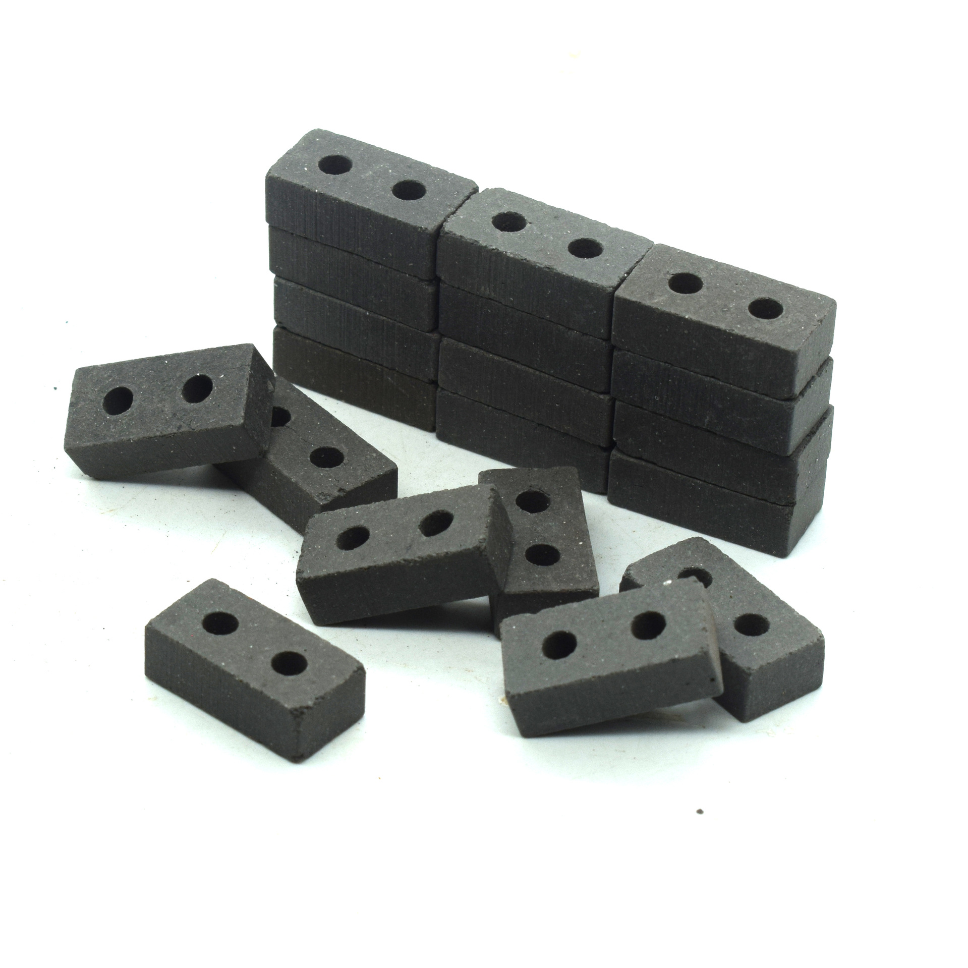 Модель 1:12 Маленькие кирпичные блоки Игрушка DIY Дом для детей Красные кирпичи Глиняные обожженные кирпичи Креативный строитель