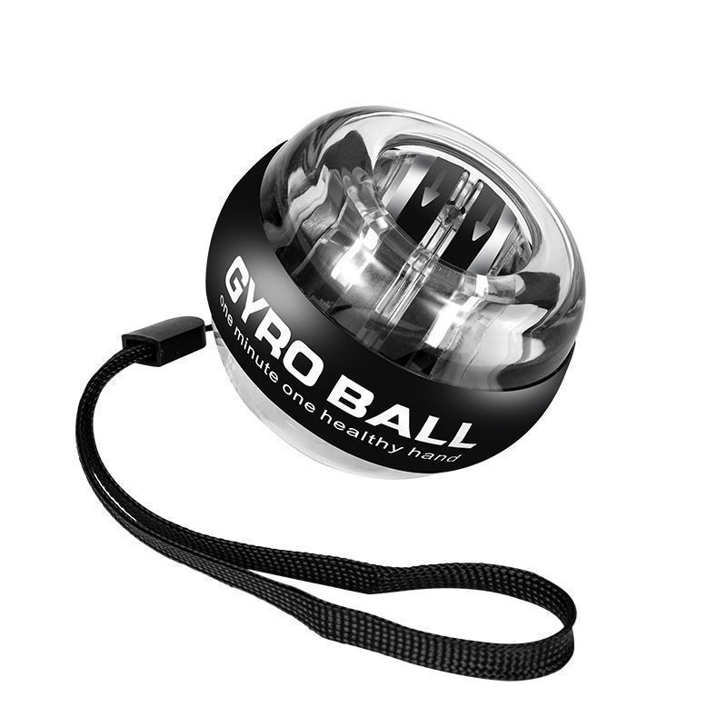 Wrist Ball Magnetic Luminous Light Finger Grip Strength Device Gyro Training Fitness Stress Relief Grip Ball Wholesale Dazzling Light
