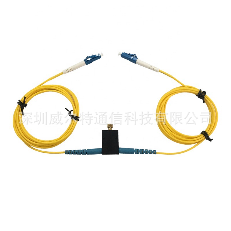 Lc/Upc однорежимный низкотеряющий 1-60дБ регулируемый волоконно-оптический аттенюатор Fc/Sc/Lc/St разъем по выбору