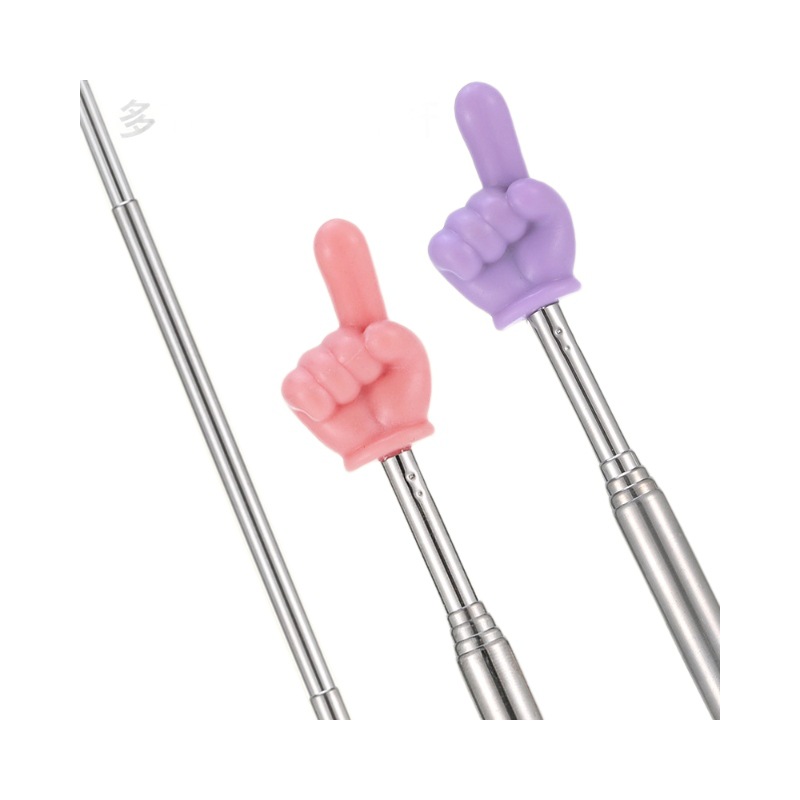 Retractable Finger Reading Stick Reading Finger Retractable Point Reading Stick Point Reading Teaching Aware Pointer Teaching Stick for Teachers