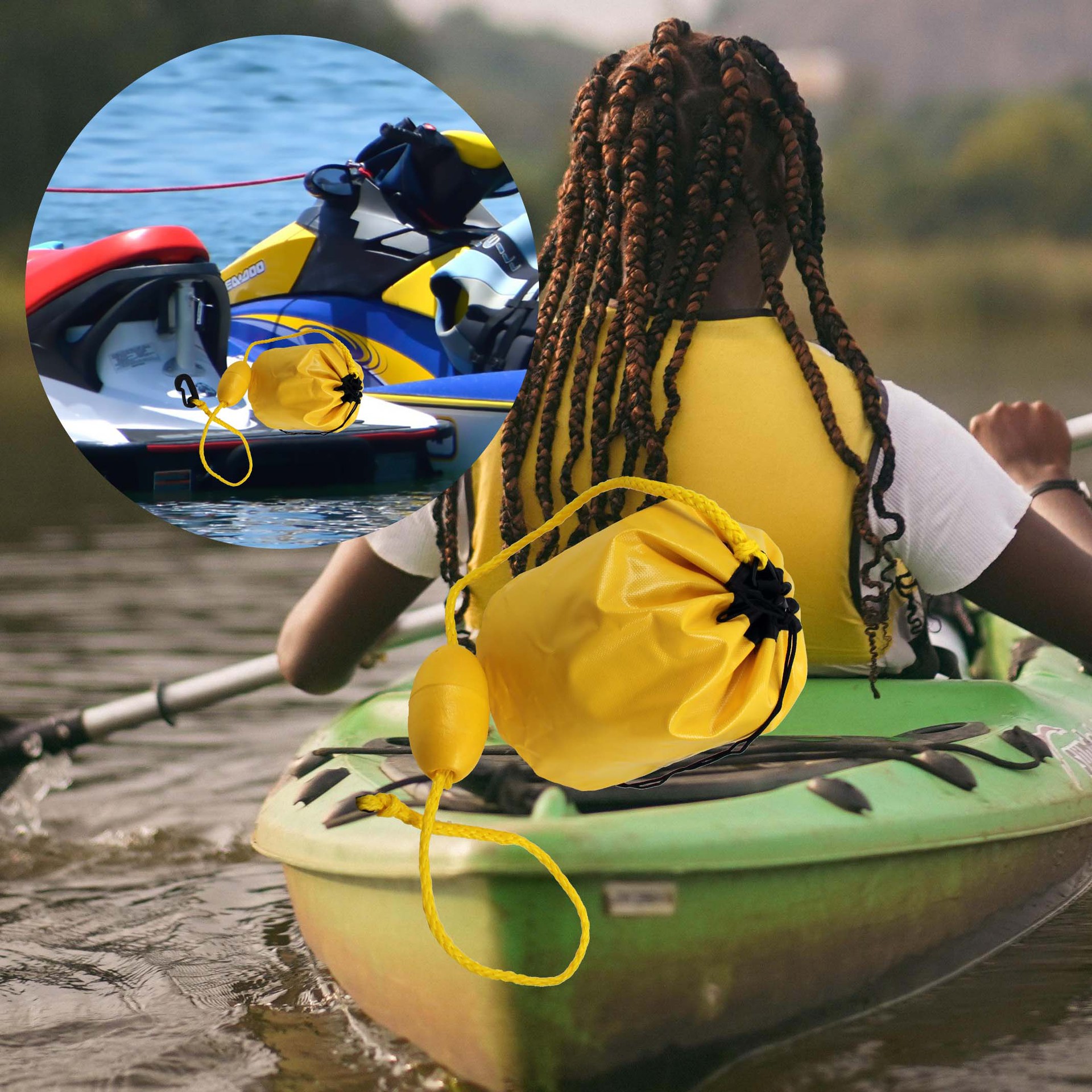 Special Sand Anchor Bag for Small Motorboats, Fool-Proof Bag for Stopping Anchors, Quick-Release Marine Anchor, High-Strength