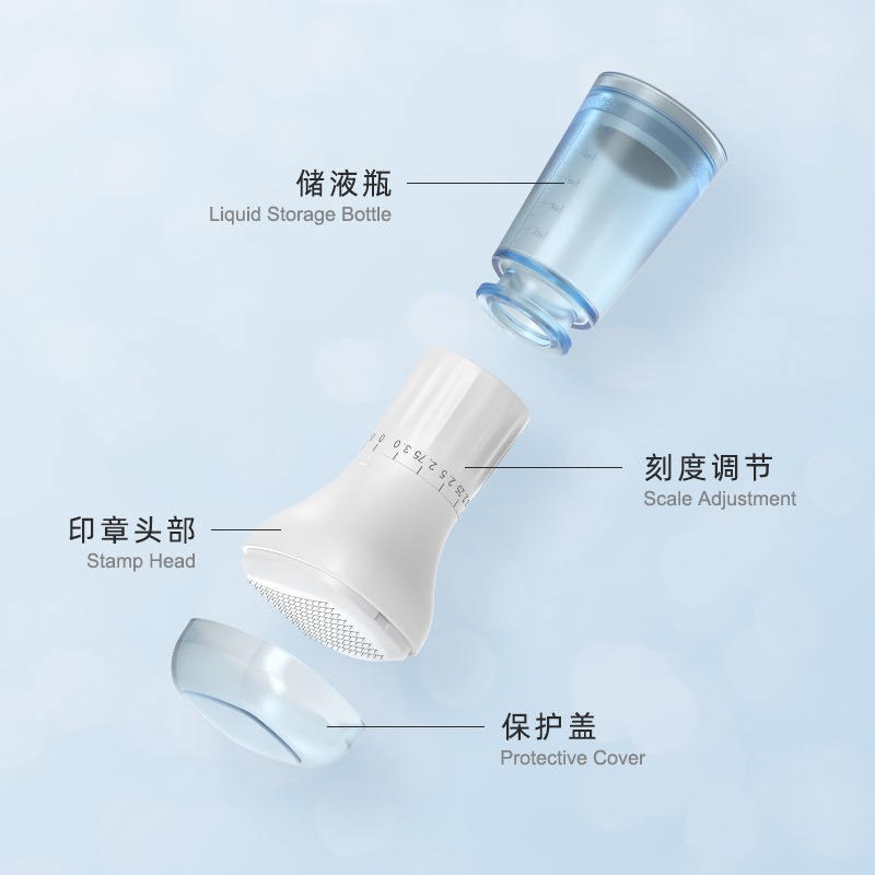 Stamp Micro-Needle Roller S2-140 Micro-Needle Roller with Adjustable Needle Output and Liquid Release, Demaijun 2025 New Product in Stock