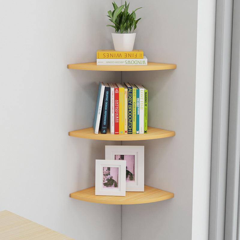 Угловая полка для хранения на стене, органайзер для кухни, треугольная угловая полка без сверления