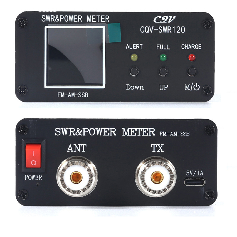 Cqv-Swr120 120W Color Screen Digital Power Standing Wave Meter Alarm Function Fm-Am-Ssb