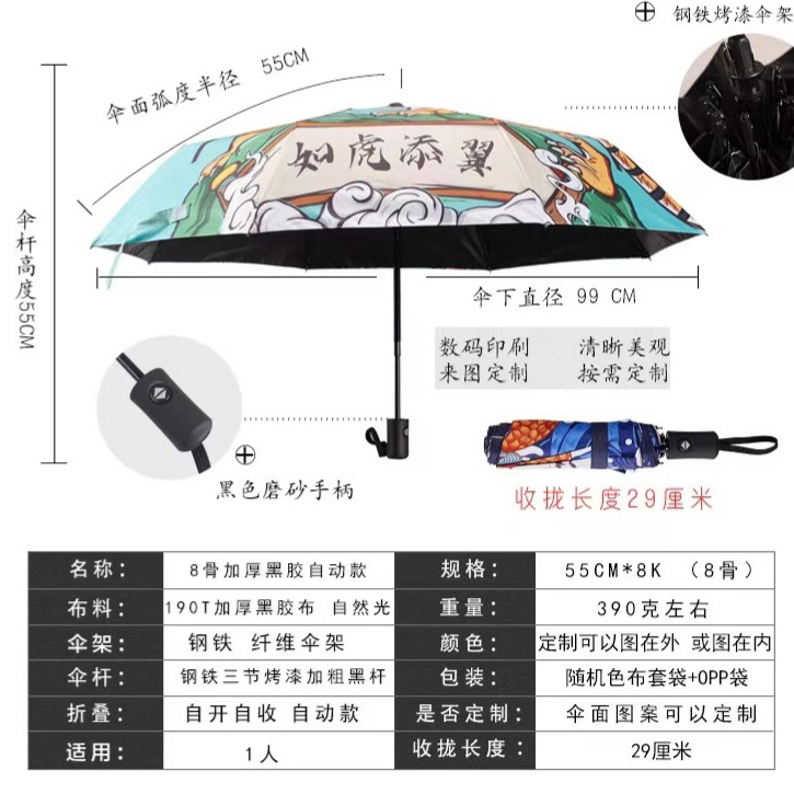 Umbrella Custom Logo Gift Advertising Umbrella Custom Vinyl Sunny Umbrella Custom Pattern Umbrella Custom Gift Sunshade