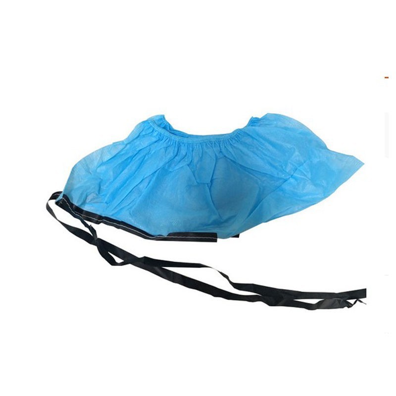 Disposable Non-Woven Shoe Covers Black Conductive Strip Shoe Covers Anti-Static Dust-Free Indoor Protective Conductive Shoe Covers