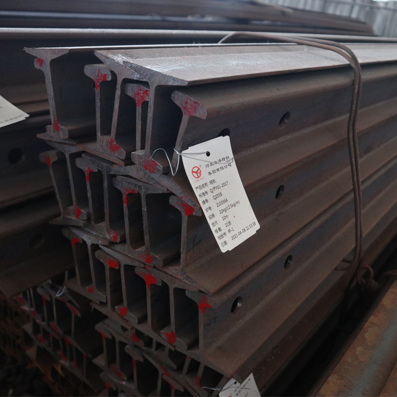 Manufacturer Wholesale Rail Tracks, Train Tracks, Steel Rail for Transportation, Lifting, and Heavy-Duty Rail Guide Rails 43kg 50kg