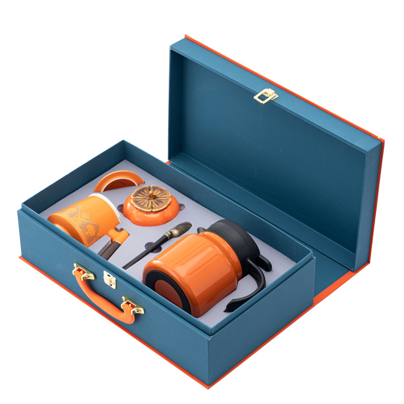 High-end business activities hand-in-hand gift practical stew pot tea set gift enterprise company annual meeting with the logo