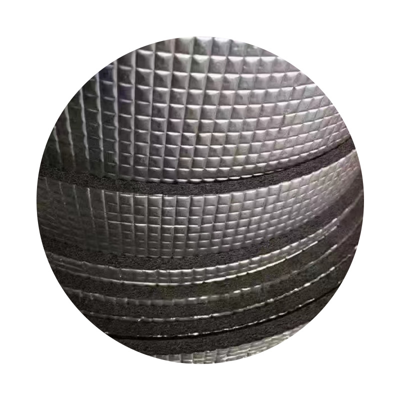 Nano plate anti-corrosion insulation board rubber-plastic cotton board Diamond embossed pure aluminum film board for chemical plant farms