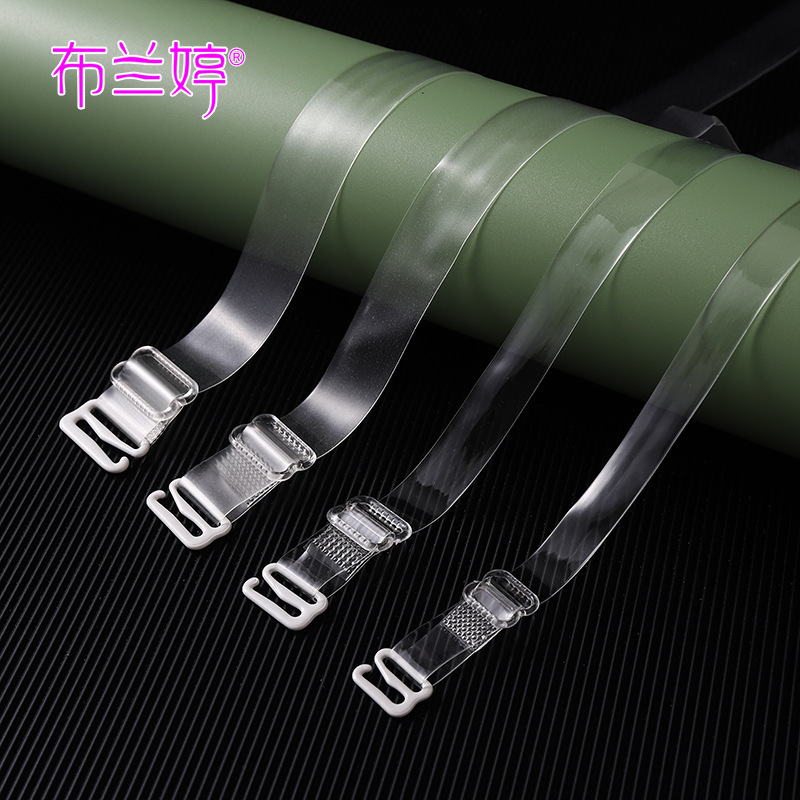 19 шелковая резиновая пряжка прозрачные плечевые ремни невидимые противомаркерные бюстгальтеры женские тонкие сексуальные однотонные интимные аксессуары ремни для бюстгальтера