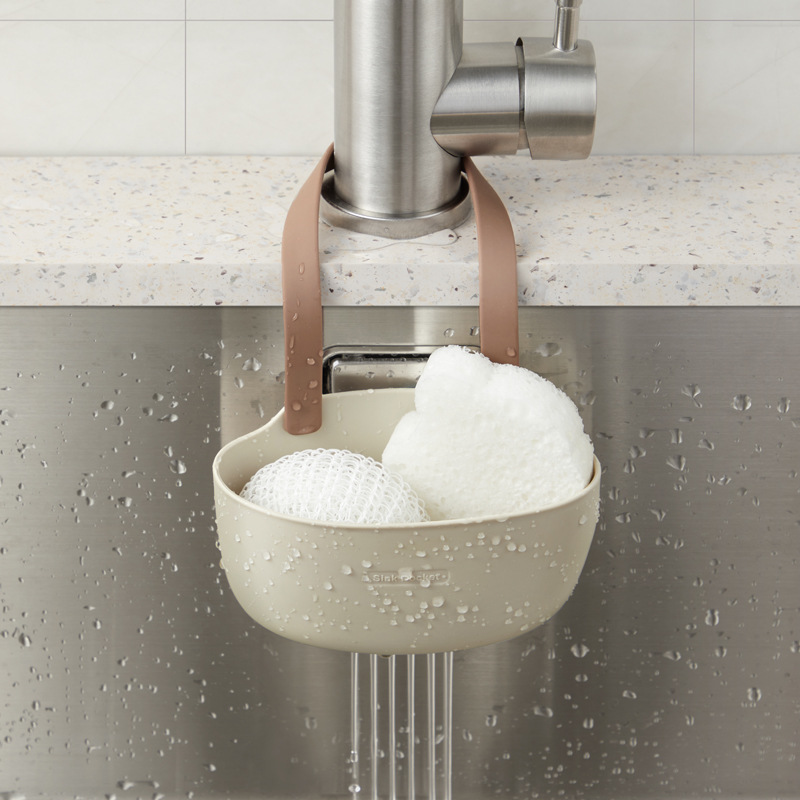 Kitchen Storage Drain Hanging Bag Two-In-One Snap-On Sink Rack Single-Layer Bathroom Filter Bag Drop Shipping