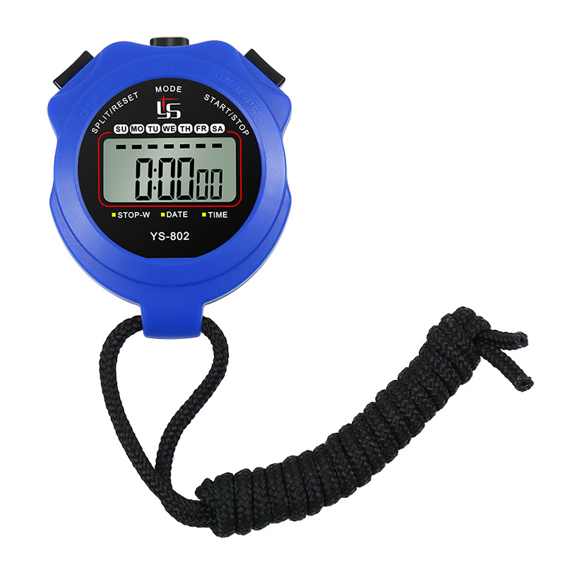 Yisheng Ys-802 Single Digital Stopwatch Timer Competition Track and Field Professional Training Referee Sports Fitness Computer