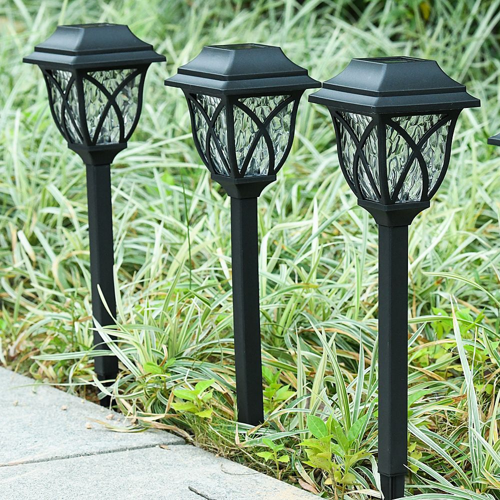 Solar Outdoor Garden Light Home Waterproof Colorful Garden Induction Lawn Light Landscape Decorative Atmosphere Plug Light