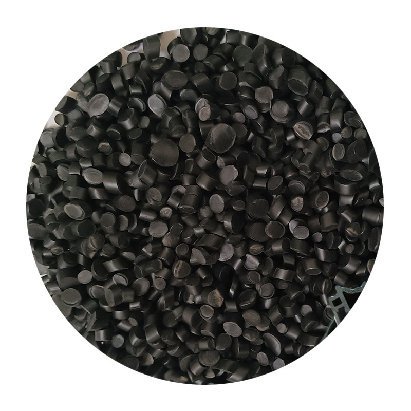 Black Pvc Particles Soft Plastic Particles Environmentally Friendly Special-Shaped Material Extrusion Material Rain Boots Seal Strip Pvc Particle Production