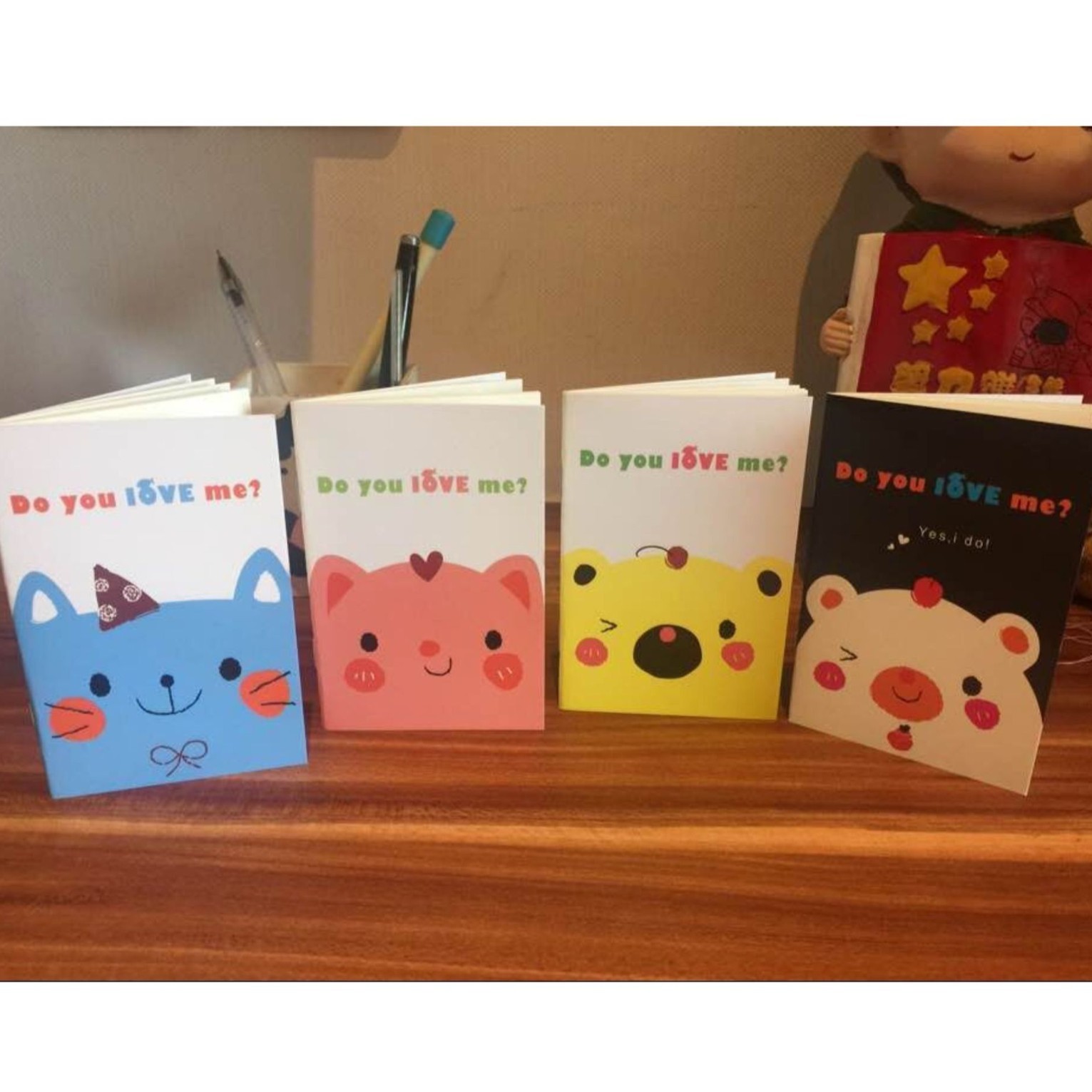 Korean cute cartoon notebook, portable notebook, mini notebook, small notebook
