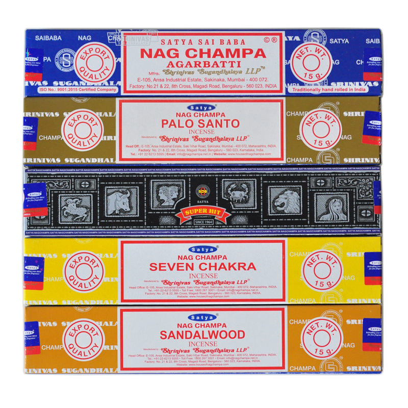 Sai Baba Nag Champa Truth Indian Natural Incense Life Fragrance Yellow Flower Fragrance