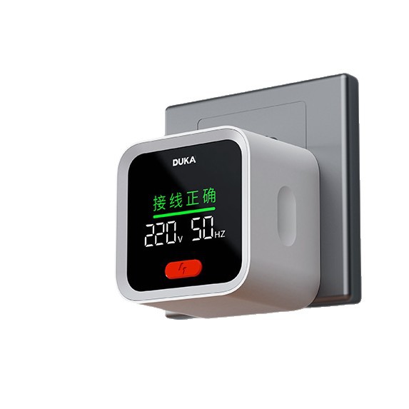 Duke St2 Socket Detector Smart Power Supply Tester Zero Fire Wire Electric Tester Handheld