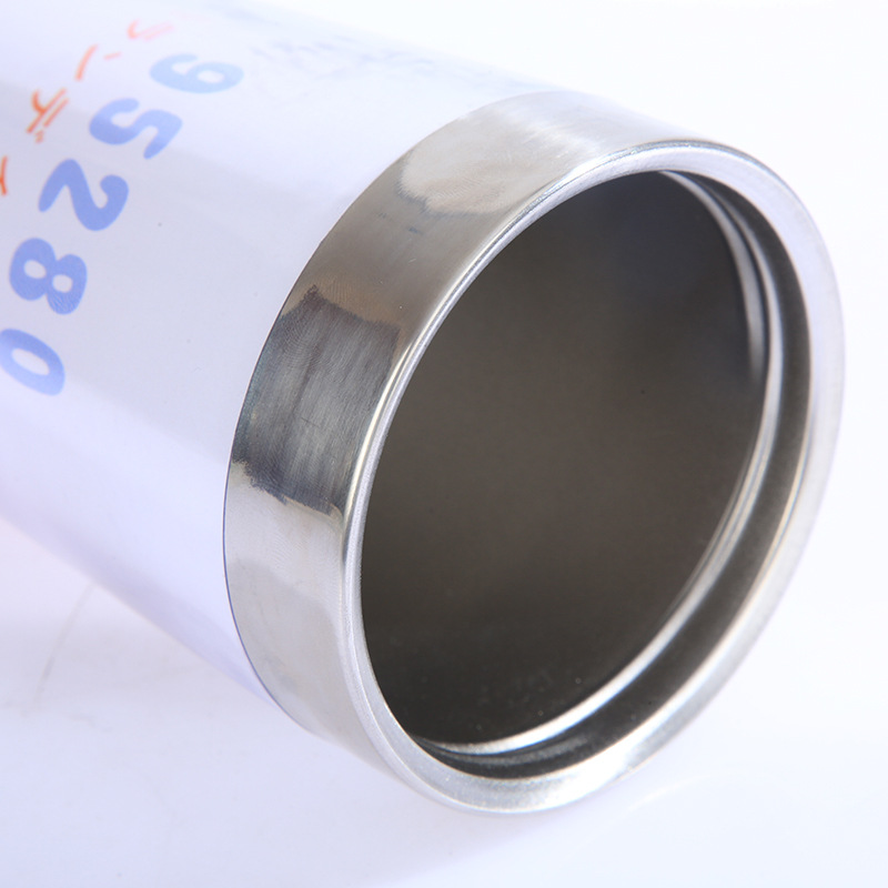 Factory wholesale double stainless steel cardboard double accompanying Cup creative water cup gift coffee cup