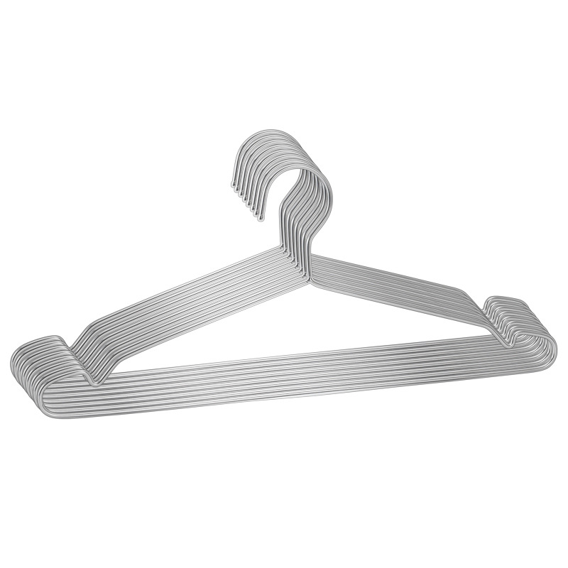 Cross-Border 304 Stainless Steel Clothes Hanger Household Solid Thickeneded Windproof Hook Kidsren's Non-Slip Clothes Drying Rack