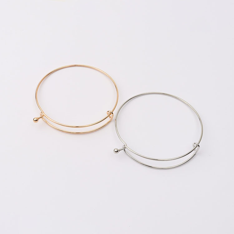 Factory Supply Activity Push Pull Bracelet diy Bracelet Cross Border Quality Supply Adjustable alex Steel Wire Bracelet