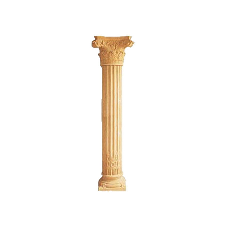 Foshan Exterior Wall European Decoration Grc Roman Column Column Edge Decorative Cement Components Exterior Wall Column Shape
