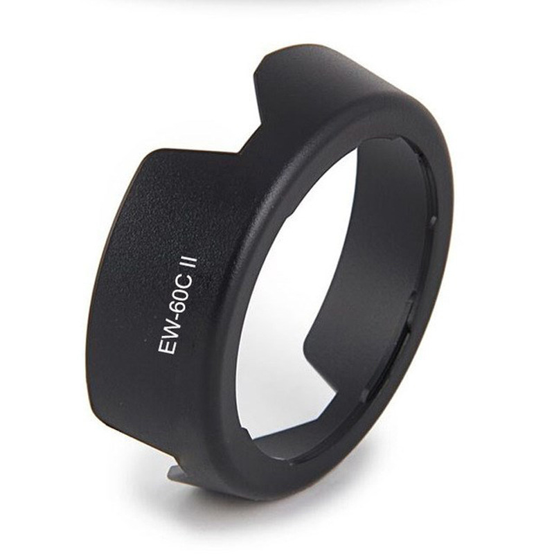 Ew-60Cii Generation Lotus Lens Hood Is Suitable for Canon Lens 18-55mm Ii Generation Lens 58mm Can Be Buckled Back