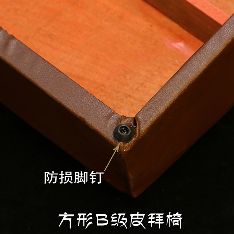 Quartet Leather Worship Chair Worship Cushion Buddha Stool Kowtow Stool Kneel Worship Cushion Temple Home Buddha Hall Buddha Cushion Futon