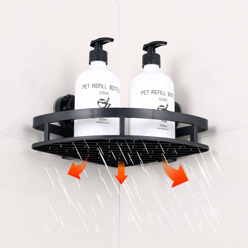 Bathroom triangle storage rack bathroom storage rack bathroom bathroom storage rack punch-free storage rack towel rack