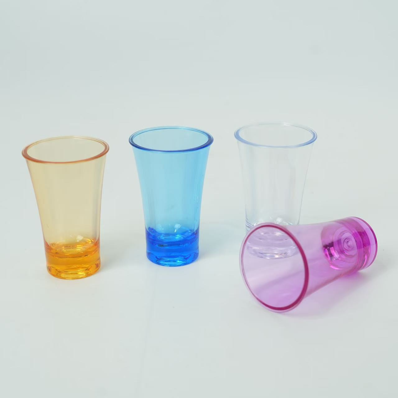 Plastic Cup Bullet Cup Plastic Liquor Cup b52 One Cup Spirits Cup Bar Creative Swallow Cup Color Cup