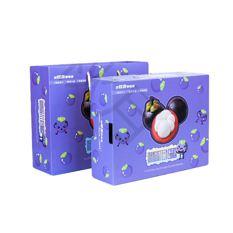 Gift Box Portable Mangosteen Mangosteen Gift Box Empty Box Fruit Packaging Box Imported Thai Pound Universal
