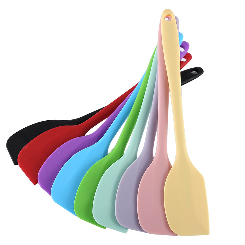 High Temperature Resistant Integrated Silicone Scraper Baking Tool Food Grade Silicone Scraper Cream Cake Spatula Baking Scraper