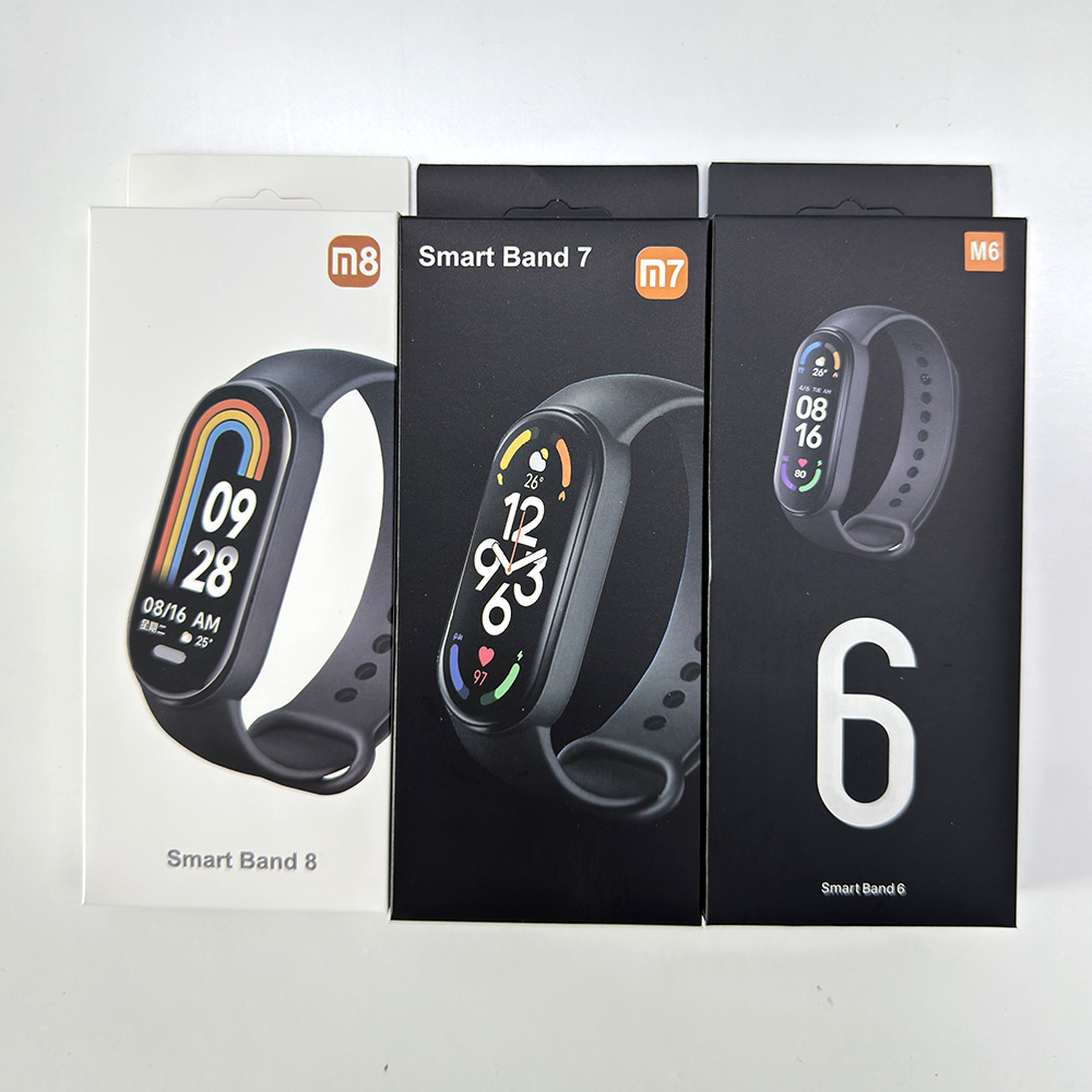 Source Factory M8 Smart Bracelet M7 Smart Bracelet M6 Smart Bracelet English Version Chinese Version E-Commerce Gifts