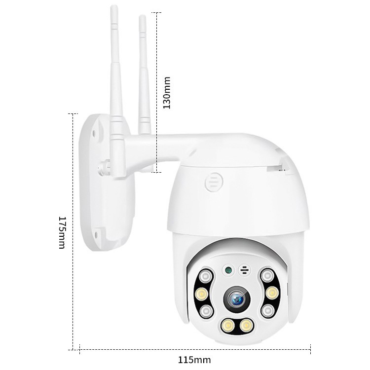 HD surveillance camera 2.5 inch ball machine 1080p indoor and outdoor security monitor 360 degree A12 camera