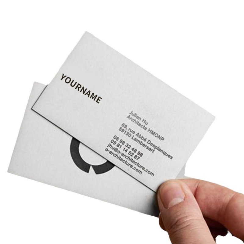 Factory direct high-end special paper business card design printing hot stamping cartoon card double-sided printing coated paper business card