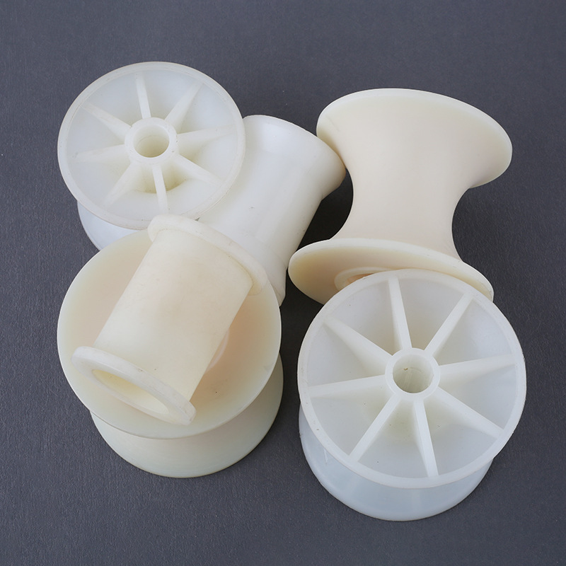 Factory direct supply nylon wheel MC nylon bushing nylon bearing wheel mechanical parts injection parts wear-resistant nylon wheel