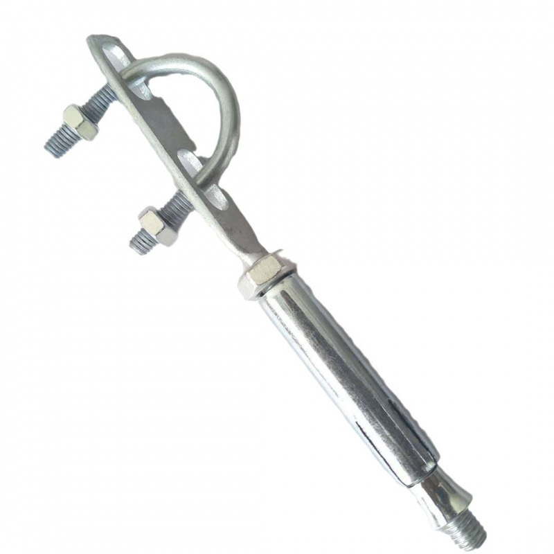 Natural Gas Pipeline Fixed Bracket Galvanized Expansion Bracket Polished Rod Bracket U-Shaped Screw Pipe Clamp Hoop 4 Points 6 Points